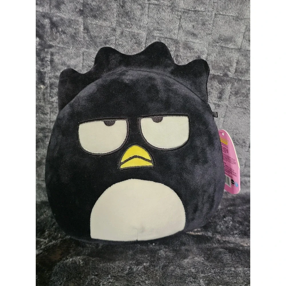 Kellytoy Squishmallows Sanrio Badtz-Maru 8 Inch Black Penguin Plush SIL-34947